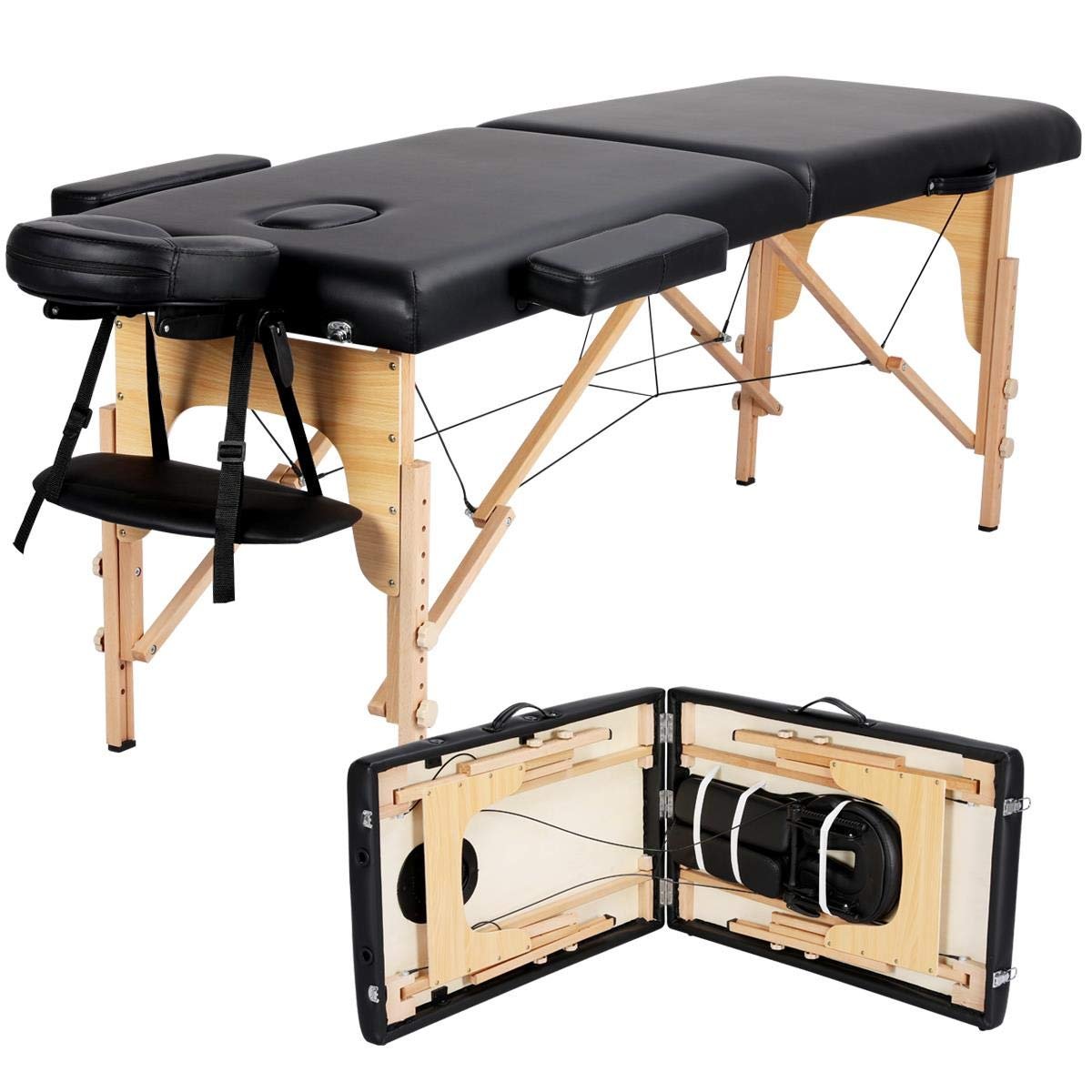 LIVIKON Foldable Massage Table - Wooden ACM Foldable Massage Table - Wooden - Image 1