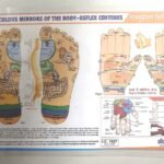 acupressure foot reflexology point chart (Hard Plastic Lamination Covered) Size-11"X18"