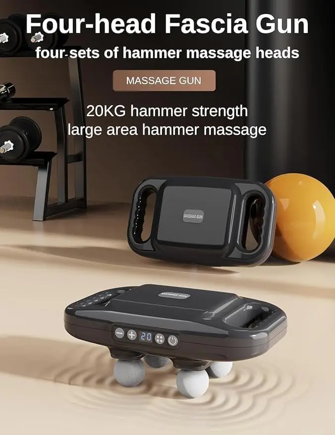 4D Massager Power 4 Way Massager Deep Tissue Percussion - Image 5