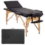 3 fold Ayurved, Spa & Panchkarma Massage Bed Wooden Width-70cm - Image 7