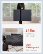 3 fold Ayurved, Spa & Panchkarma Massage Bed Wooden Width-70cm - Image 9