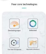 Chiropractic Gun 1200N Electronic Muscle Massager Electric Impulse Chiropractic Gun - Image 8