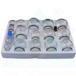Acupressure Fire Cups glass cups hijjama set of 16pc