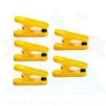 Acupressure Magnetic Finger Power Clips Yellow Set of 5