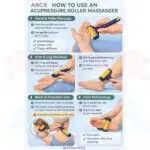 Acupressure Roller Handle Soft Plastic Points - Image 2