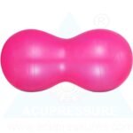 Anti-Burst Rubber Peanut Shape Gym Ball with Free Foot Pump | Workout, Yoga, Pregnancy, Birthing, Balance & Stability (Big Size)