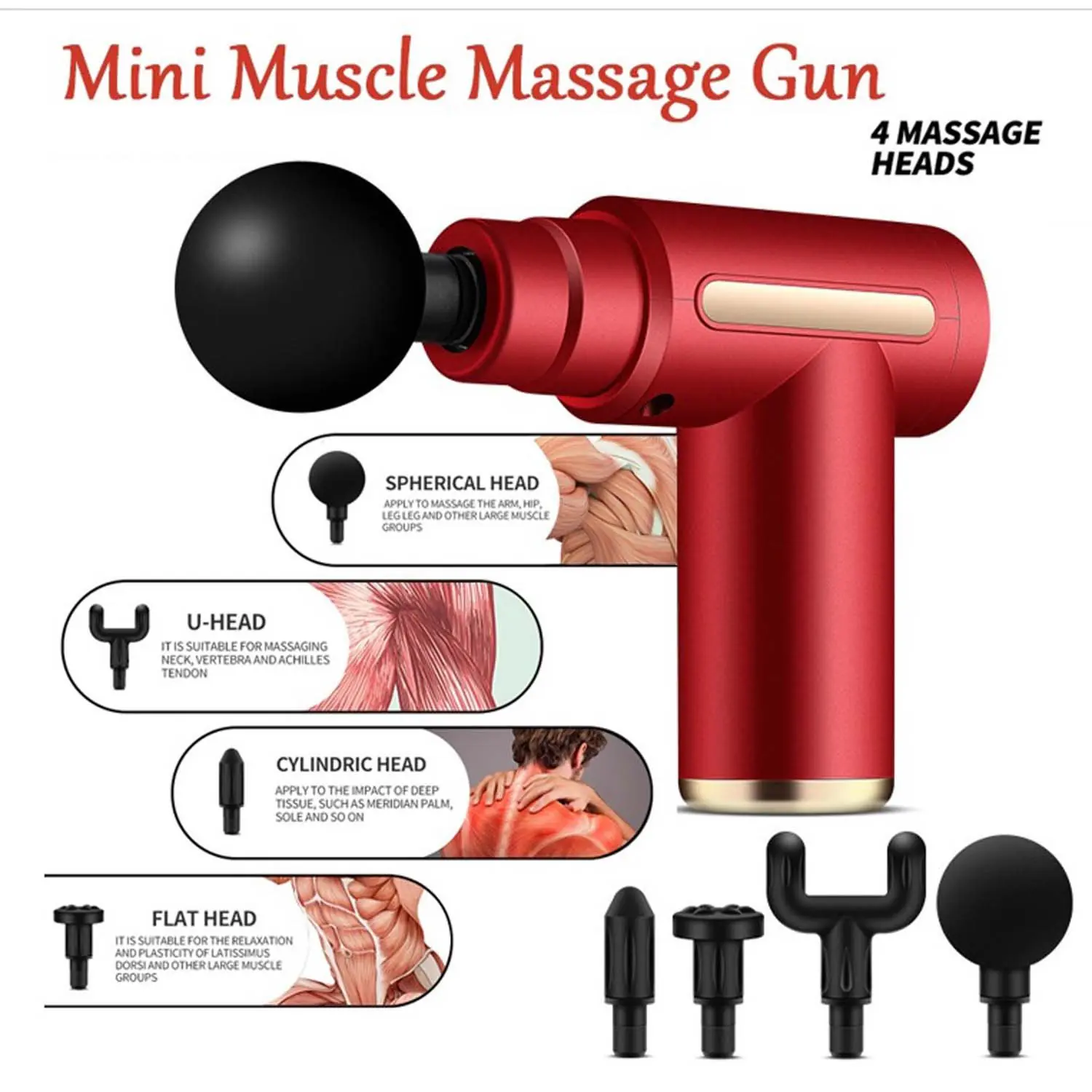 Mini Massage Gun Deep Muscle Massage BLD-720 Massage Gun - Image 2