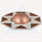 Natron Pyramid Yantra (for Toilet Vastu Remedies at Home/Office/Workplace) Yantra (Pack of 1)