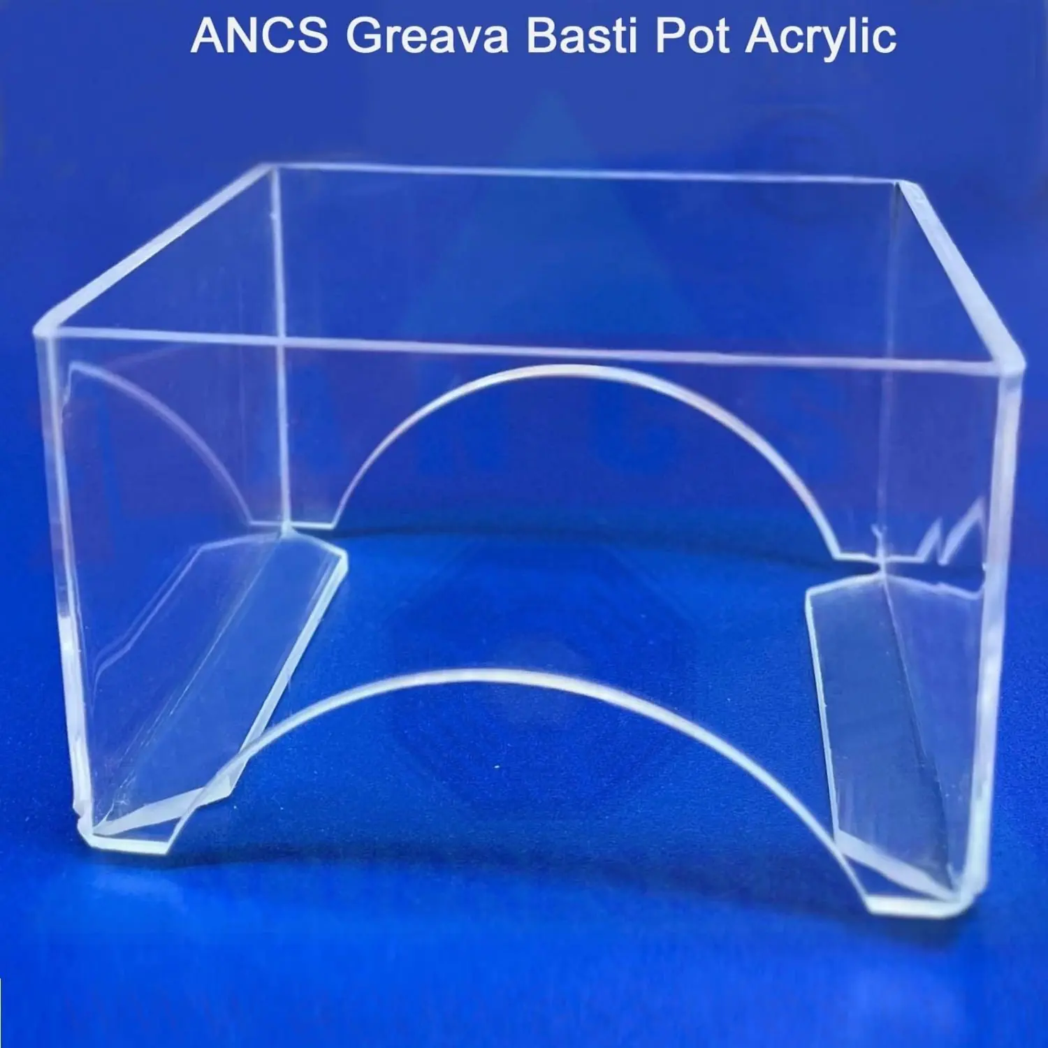 Acrylic Rectangular Greeva Basti Yantra, For Ayurveda Treatment- Small - Image 1