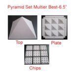 Pyramid multier Set for home I Office I Temple I Township I Build Positive Energy Vaastu Size 6.5" (91 Pyramids = 81+9+1) - Image 2