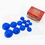 Silicone Vacuum Cupping Set, 12 Pieces, Half Ball Cupping Therapy Cans, Rubber Body Slimming Suction Cups Set Of 12 - Image 3