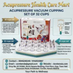 Hijama Cups Are Chinese Traditional Healthy Body Vacuum Acupuncture Cupping for Cellulite Cupping Massage Tools (SET OF 32) Cups - Image 3