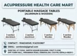 3 fold Ayurved, Spa & Panchkarma Massage Bed Wooden Width-70cm - Image 6