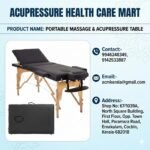 3 fold Ayurved, Spa & Panchkarma Massage Bed Wooden Width-70cm - Image 8