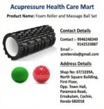 Yoga Foam Roller, Deep Tissue Massage Gym yoga Centre & Home Use Back Roller for Stretching - Image 4