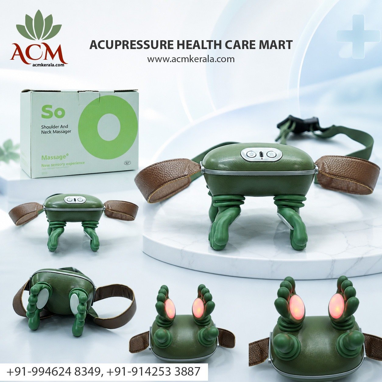 Neck And Shoulder Massager ACM 4D Smart Kneading Neck & Shoulder Massager - Image 1