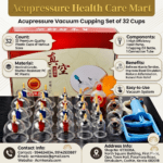 Hijama Cups Are Chinese Traditional Healthy Body Vacuum Acupuncture Cupping for Cellulite Cupping Massage Tools (SET OF 32) Cups - Image 2