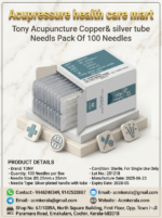 Tony Sterile Acupuncture Tube Needles for single use Silver & Copper - Image 3