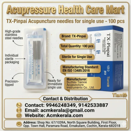 Tx- Pinpai Acupuncture Needles For Single Use - 100 Pcs