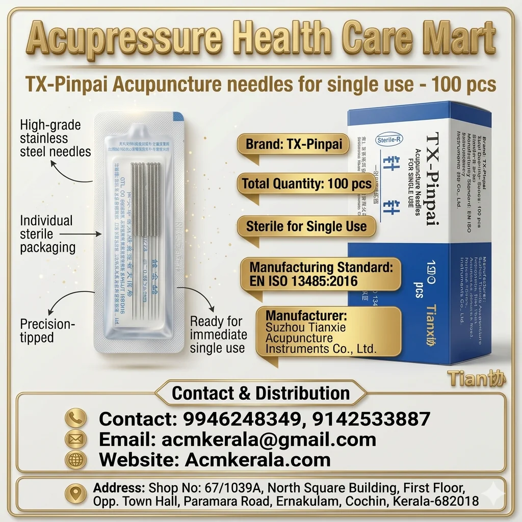 Tx- Pinpai Acupuncture Needles For Single Use - 100 Pcs - Image 1