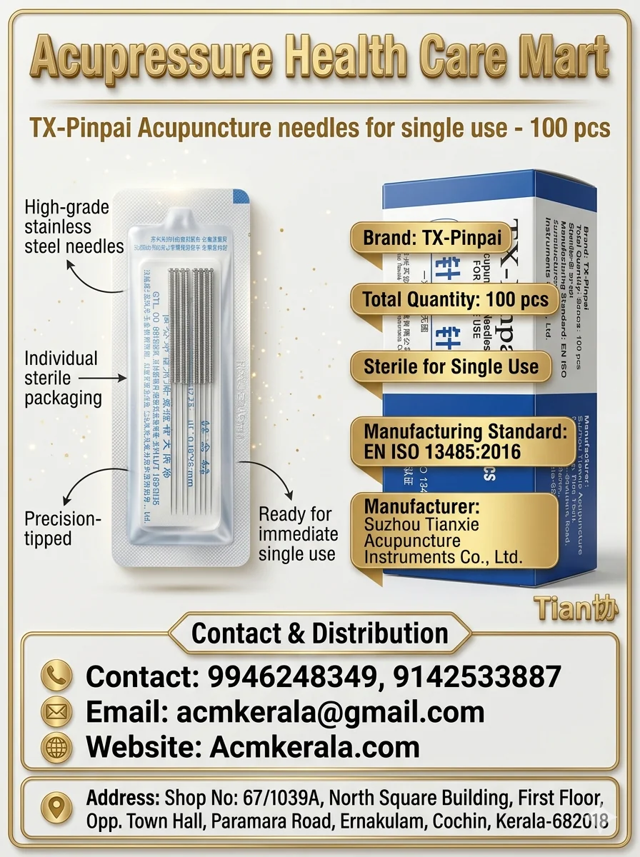 Tx- Pinpai Acupuncture Needles For Single Use - 100 Pcs - Image 2