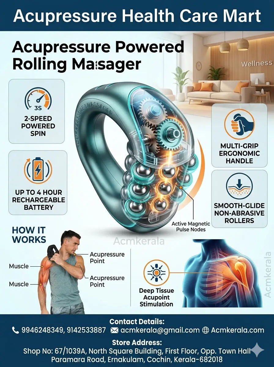 Acupressure Powered Rolling Massager Powerful - Image 1