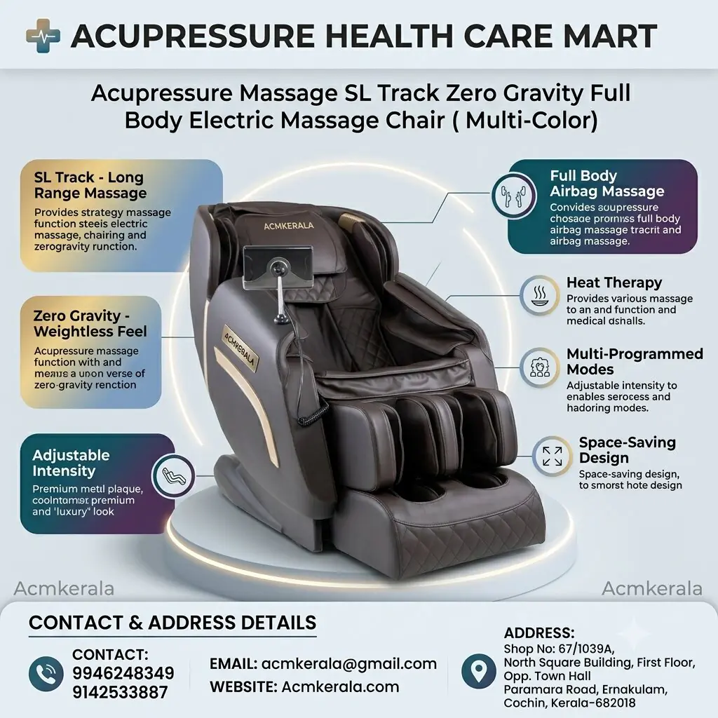 Acupressure Massage SL Track Zero Gravity Full Body Electric Massage Chair - Image 1
